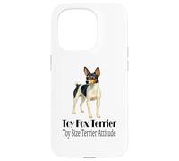 Jouet Fox Terrier pour Chien Taille Terrier Attitude Pet Citation Coque pour iPhone 15 Pro