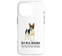 Jouet Fox Terrier pour Chien Taille Terrier Attitude Pet Citation Coque pour iPhone 16 Pro