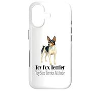 Jouet Fox Terrier pour Chien Taille Terrier Attitude Pet Citation Coque pour iPhone 17