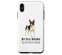 Jouet Fox Terrier pour Chien Taille Terrier Attitude Pet Citation Coque pour iPhone XS Max