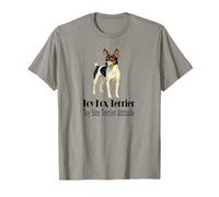 Jouet Fox Terrier pour Chien Taille Terrier Attitude Pet Citation T-Shirt