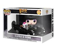 Funko Pop! Rides Deluxe: Elvira Mistress of The Dark with Macabre Mobile - Figurine en Vinyle à Collectionner - Idée de Cadeau - Produits Officiels - Jouets pour Les Enfants et Adultes - Movies Fans