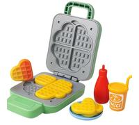 Jouet Gaufrier Sonore et Lumineux avec Accessoires, Gaufre Magique Qui Change de Couleur, À Piles, Dès 3 Ans