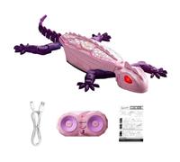 Jouet Gecko - Grimpeur Mural Lézard Télécommandé Rechargeable Avec Yeux À