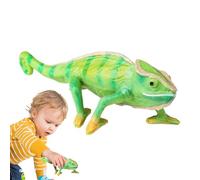 Jouet Gecko RC grimpant - Mur Rechargeable, lézard Robot caméléon sur chenilles avec Yeux LED, Jouet interactif Amusant pour, Cadeaux d'anniversaire, joueet Gecko Rampant Mural pour garçons et