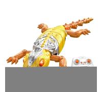 Jouet Gecko sur chenilles - Figurine de jeu lumineuse et durable, télécommande amusante, mouvement Gecko interactif, action de chenille légère | Construction de jouets colorés offrant des mouvements f