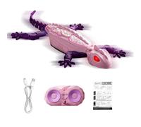 Jouet gecko télécommandé Avec Yeux LED Lézard Électrique Rechargeable