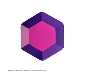 Jouet Gemme Squishy Anti-stress - Brawl Stars Violet TU