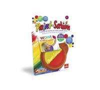 Jouet - GOLIATH - Paint Sation pot de peinture 2 en 1 - Rouge et Jaune - Mixte - A partir de 3 ans