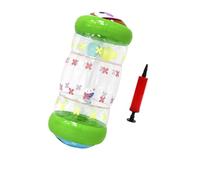 Jouet gonflable à roulettes rampant avec sons de cloche intégrés | Corps transparent et papillon coloré, cloches internes sonnant pendant le roulement, structure gonflable