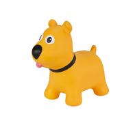Jouet à sauter en caoutchouc Tootiny Chien Gonflable marron jaune gris