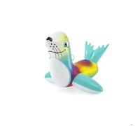 Jouet Gonflable pour Enfants - Bestway - Phoque Multicolore avec Poignées - 141x110x93 cm