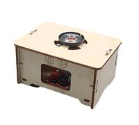 Jouet gramophone fait à la main pour enfants - Jouet musical en bois - Enregistreur de musique - Enregistreur sonore - Jouet d'assemblage pour enfants