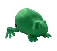 Jouet grenouille sauteuse, ornements tendance imprimés en 3D, ornements intéressants pour jouets grenouilles Sculpture de Décoration de Bureau (B, 6x6.5cm)