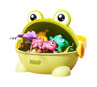 Jouet Grenouille Sauteuse Pour Enfant - Jouets Crapaud Amusants Pour Filles Et Garçons, Jeu D'interaction Parent-enfant | Ensemble De Cadeaux De Fête Amusants En Plastique À Remonter, Pour La Maison,