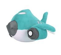 Jouet Grinçant en Peluche pour Chien, pour Jeu Interactif, Jouet à Mâcher en Forme d'avion Mignon pour Chiens, Tissu en Peluche Résistant aux Morsures (Blue)