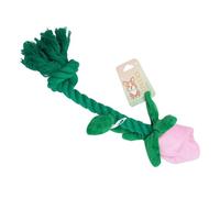Jouet grinçant pour chien avec corde en coton décourage les comportements destructeurs soins des dents pour animaux de compagnie simulation de dentition grinçante dents à mâcher décourager les peluche