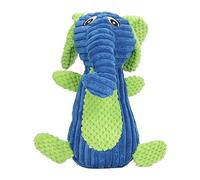 Jouet Grinçant pour Chien, Doux, Résistant aux Morsures, Dessin animé Amusant, Jouet à Mâcher coloré pour Chiots, Chiens, Animaux de Compagnie (éléphant)