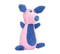 Jouet Grinçant pour Chien, Doux, Résistant aux Morsures, Dessin animé Amusant, Jouet à Mâcher coloré pour Chiots, Chiens, Animaux de Compagnie (cochon)