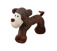 Jouet grinçant - pour chien en tissu de lin durable, jouet à mâcher pour chien, jeu éducatif, entraînement | Idéal pour le manque d'exercice, les jeux en intérieur, les jeux interactifs, l'exerc