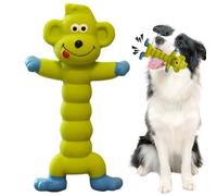 Jouet grinçant pour chien, jouet à mâcher en latex pour chien avec son Squeaker Grunting Dog Toy, Squeaker Chew Training Puppy Supplies, Standing Stick Ani