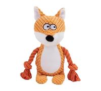 Jouet grincement de Chien, Jouets pour Chiens,Doupée de Corde de animé pour Chiot - Creative Pet à mastiquer Une Interactive, Fox, Elephant, Grenouille Squaky Toys for Chewer