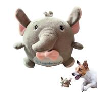 Jouet grincement grincement grincement - boule d'animal souple, boule de chiot clics de puzzle | Mâchés agressifs, grands chiens de petite taille, jouet en peluche pour chien grinçant pour g