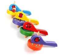Jouet Gyroscope Classique En Bois Pour Enfants, 1 Pièce, Avec Lanceurs, Corde, Cadeau, Offre Spéciale, 80%