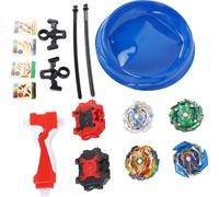 jouet Gyroscope de Rotation 4 en 1 2 Lanceurs Gyroscope détachable Jeu de course pour enfants