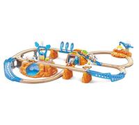 Jouet Hape Circuit Train Mission Spatiale sur Mars Version XL - 48 Pièces Train Spatial, Figurines, Circuit, Véhicules - Jeu Educatif Enfant 3 Ans et Plus - Compatible Marques Traditionnelles