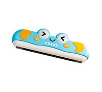 Jouet Harmonica pour,Jouet Harmonica pour Débutant,Jouet musical peint en dessin animé - Jouet Harmonica avec double rangée de 16 trous pour, adultes, débutants, filles, garçons