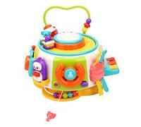 Jouet Hexaèdre pour bébé, Cube d'activité Multifonctionnel coloré pour Les Tout-Petits, Ensemble de Jeu éducatif en Silicone ABS 30x27x24cm