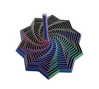 Jouet Hexagonal Fidget - Spinner Hexagonal en avec poignée, Spinner sensoriel du Bout des Doigts, Outil de Mise au Point pour soulager Le Stress pour Adultes et | Fidgets Spinnerr pour