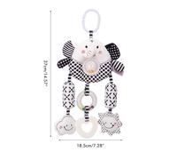 Jouet hochet à suspendre, jouet à suspendre pour poussette, carillon éolien pour poussette, jouets en peluche doux, pendentif hochet pour poussette