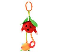 Jouet Hochet Bébé Avocat Melon d'eau Fraise Banane Jouets de Poussette en Peluche Suspendu avec Anneau de Dentition Hochet Bebe Lit de Bébé Cadeaux de Naissance pour Bébés de 0 à 12 mois