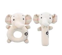 Jouet Hochet Bébé, Jouet Eveil Bébé Montessori, Peluche Lapin Hochet Bébé, Hochet Bébé Interactif et Musical, Jouet Sensoriel Bébé, Educatif Cadeau Enfant Garçon et Fille 0 3 6 12 mois