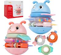 Jouet hochet MalPlay, jeu de pyramide de préhension, anneau de dentition pour nouveau-né, son et musique pour les cadeaux de bébé