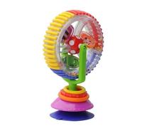 Jouet Hochet Multicolore Pour Bébé, Design Unique, Grande Roue Rotative Colorée, Poussette, Chaise De Salle À Manger Pour Enfants, 1 Pièce