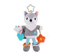 Jouet Hochet Suspendu Peluche Doux Bébé, Jouet Musical Bébé à Suspendre, Bébé Jouet Poussette, Jouets de Dentition Bébé, Jouet D'Éveil Éducatif pour Garçons Fille Cadeau de Naissance 0 Mois+