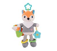 Jouet Hochet Suspendu Peluche Doux Bébé, Jouet Musical Bébé à Suspendre, Bébé Jouet Poussette, Jouets de Dentition Bébé, Jouet D'Éveil Éducatif pour Garçons Fille Cadeau de Naissance 0 Mois+