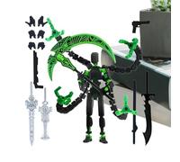 Jouet imprimé 3D, figurine d'action - Multiarticulations imprimées en 3D - Figurine décorative pour bureau - Jouet mobile pour joueurs, adolescents, adultes et collectionneurs