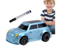Jouet inductif pour camion de voiture - Robot interactif pour véhicules d'ingénierie, suivez le jeu STEM éducatif sur noir, jouet de construction d'apprentissage de la science | Non