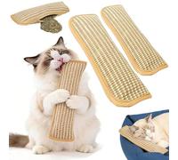 Jouet interactif à mâcher à l'herbe à chat, oreiller à herbe à chat pour chat d'intérieur, double corde de chanvre, jouet à mâcher pour chat, oreiller rechargeable en sisal pour faire ses dents, jouer