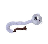 Jouet interactif à mâcher en corde de coton pour chiots de grande race, 64 cm en peluche couineur avec corde nouée pour les tirailleurs agressifs, jouet d'intérieur pour chiens de petite et moyenne