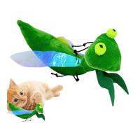 Jouet interactif à mâcher en forme d'herbe à chat en forme de Mantis - Jouet interactif à mâcher en forme de Mantis - Jouet de dentition pour chat moyen, grand et petit Ka