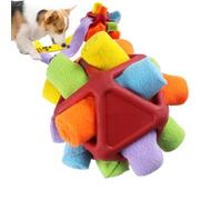 Jouet interactif à renifler pour chien - Système de conception de friandises multi-poches, fonction de puzzle d'enrichissement mental, structure de construction en tissu sûr, fonction de jeu durable |
