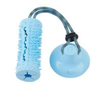 Jouet interactif à ventouse pour chien - Distributeur de nourriture - Jouet à mâcher indestructible - Jouet à mâcher agressif pour chien - Aide à le stress et à prévenir l'ennui