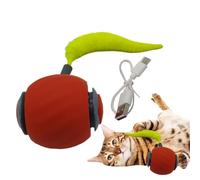Jouet Interactif Balle Pour Chat Balle À Queue Intelligente Roulante Et | Automatique Rechargeable 2 Vitesses Pour Chasse Exercise Interieur Et Lutte Contre L'Ennui Des