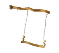 Jouet interactif de balançoire Suspendue de Pont de perroquets pour calopsittes, tourtereaux, perruches, Divertissement pour Petits Oiseaux, Stimulation mentale, Jouet de balançoire pour Oiseaux
