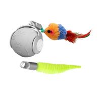 Jouet Interactif De Boule De Chat-balles De Roulement Automatiques De 56g Pour Des Chiens, Jouet Portatif De De Boule Rebondissante Avec La Queue | Enrichissement Automatique À 3 Modes, Jouets